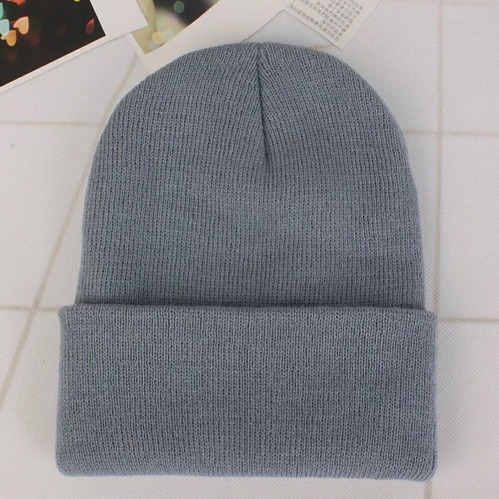 2/$30 LIGHT GREY Unisex Beanie OS
